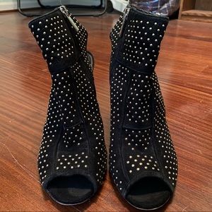 Black studded booties!
